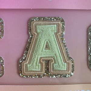 💗💗 Stoney Clover x Target Pink Letter “A” Initial Patch B E A C H
